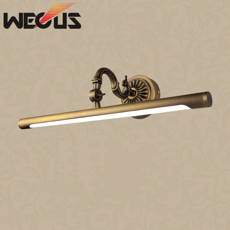 Home Bathroom Lights - Vintage Copper Bathroom Wall Light Led