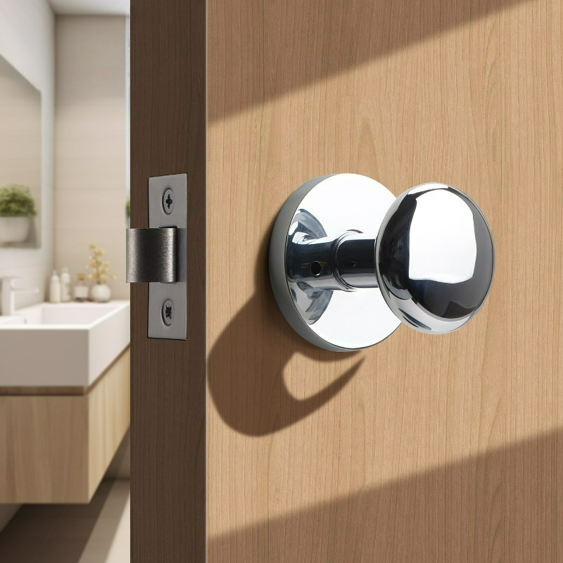Home Bathroom Lock - American Spherical Lock, Circular Indoor Bathroom,
