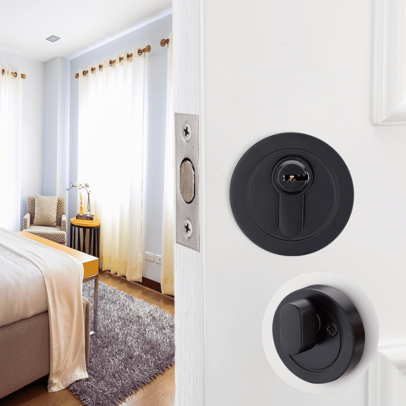 Home Bathroom Lock - Home whole house silent anti-theft circular