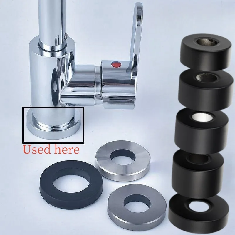 Tiny Home Bathroom Kit - 1Pc Black Shower Faucet Decorative Cover