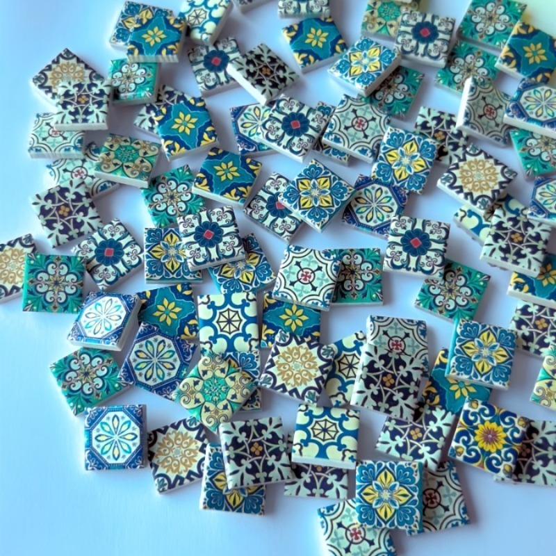 Home Bathroom Tiles - 150g DIY Mosaic Decorative Tiles Handmade